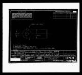 Manufacturer's drawing for Lockheed Corporation P-38 Lightning. Drawing number 197421