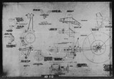 Manufacturer's drawing for North American Aviation B-25 Mitchell Bomber. Drawing number 98-34101