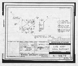 Manufacturer's drawing for Boeing Aircraft Corporation B-17 Flying Fortress. Drawing number 41-9879