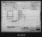 Manufacturer's drawing for North American Aviation B-25 Mitchell Bomber. Drawing number 98-53311