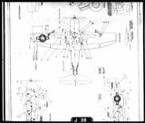 Manufacturer's drawing for Republic Aircraft P-47 Thunderbolt. Drawing number 96X84020