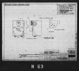 Manufacturer's drawing for North American Aviation B-25 Mitchell Bomber. Drawing number 98-71061