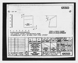 Manufacturer's drawing for Beechcraft AT-10 Wichita - Private. Drawing number 105503