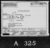 Manufacturer's drawing for Lockheed Corporation P-38 Lightning. Drawing number 195412