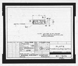 Manufacturer's drawing for Boeing Aircraft Corporation B-17 Flying Fortress. Drawing number 41-1206