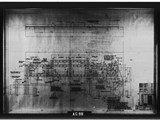 Manufacturer's drawing for North American Aviation B-25 Mitchell Bomber. Drawing number 98-61350