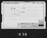 Manufacturer's drawing for North American Aviation B-25 Mitchell Bomber. Drawing number 98-54463