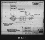 Manufacturer's drawing for North American Aviation B-25 Mitchell Bomber. Drawing number 98-53545