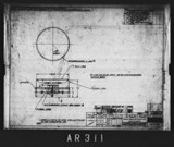 Manufacturer's drawing for North American Aviation B-25 Mitchell Bomber. Drawing number 98-47160