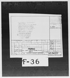 Manufacturer's drawing for Chance Vought F4U Corsair. Drawing number 34055