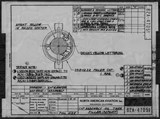 Manufacturer's drawing for North American Aviation B-25 Mitchell Bomber. Drawing number 62A-47051