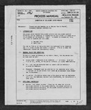 Manufacturer's drawing for North American Aviation B-25 Mitchell Bomber. Drawing number FA1-12 PROCESS MANUAL