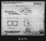 Manufacturer's drawing for North American Aviation B-25 Mitchell Bomber. Drawing number 98-58404