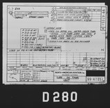 Manufacturer's drawing for North American Aviation P-51 Mustang. Drawing number 99-47051