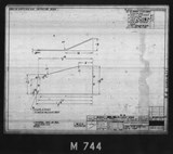 Manufacturer's drawing for North American Aviation B-25 Mitchell Bomber. Drawing number 98-616123