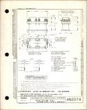 Manufacturer's drawing for Generic Parts - Aviation Standards. Drawing number an3374