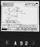 Manufacturer's drawing for Lockheed Corporation P-38 Lightning. Drawing number 192746