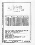 Manufacturer's drawing for Generic Parts - Aviation General Manuals. Drawing number AN404