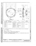 Manufacturer's drawing for Generic Parts - Aviation General Manuals. Drawing number AN3037