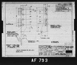Manufacturer's drawing for North American Aviation B-25 Mitchell Bomber. Drawing number 108-631114