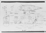 Manufacturer's drawing for Chance Vought F4U Corsair. Drawing number 34025