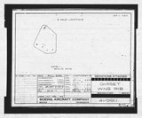 Manufacturer's drawing for Boeing Aircraft Corporation B-17 Flying Fortress. Drawing number 41-9911