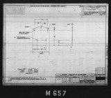 Manufacturer's drawing for North American Aviation B-25 Mitchell Bomber. Drawing number 98-58233