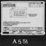 Manufacturer's drawing for Lockheed Corporation P-38 Lightning. Drawing number 199001