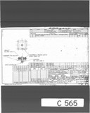Manufacturer's drawing for Bell Aircraft P-39 Airacobra. Drawing number 33-732-014
