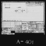 Manufacturer's drawing for Vultee Aircraft Corporation BT-13 Valiant. Drawing number 74-70026