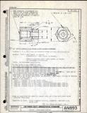Manufacturer's drawing for Generic Parts - Aviation Standards. Drawing number an893