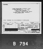 Manufacturer's drawing for Boeing Aircraft Corporation B-17 Flying Fortress. Drawing number 1-24193