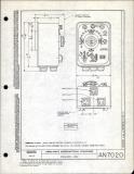 Manufacturer's drawing for Generic Parts - Aviation Standards. Drawing number an7020