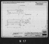 Manufacturer's drawing for North American Aviation B-25 Mitchell Bomber. Drawing number 98-62467