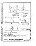 Manufacturer's drawing for Generic Parts - Aviation General Manuals. Drawing number AN3247