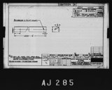 Manufacturer's drawing for North American Aviation B-25 Mitchell Bomber. Drawing number 108-712124