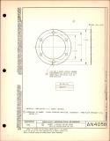 Manufacturer's drawing for Generic Parts - Aviation Standards. Drawing number an4058
