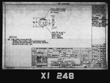 Manufacturer's drawing for Chance Vought F4U Corsair. Drawing number 33039