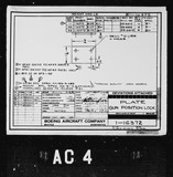Manufacturer's drawing for Boeing Aircraft Corporation B-17 Flying Fortress. Drawing number 1-16372