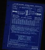 Manufacturer's drawing for Generic Parts - Aviation Standards. Drawing number an678