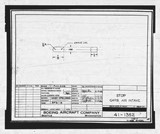 Manufacturer's drawing for Boeing Aircraft Corporation B-17 Flying Fortress. Drawing number 41-1352