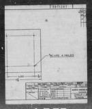 Manufacturer's drawing for North American Aviation B-25 Mitchell Bomber. Drawing number 98-71247