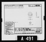 Manufacturer's drawing for Packard Packard Merlin V-1650. Drawing number 621191