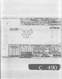 Manufacturer's drawing for Bell Aircraft P-39 Airacobra. Drawing number 33-739-031