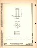 Manufacturer's drawing for Generic Parts - Aviation Standards. Drawing number an6237