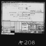 Manufacturer's drawing for Vultee Aircraft Corporation BT-13 Valiant. Drawing number 63-70118