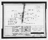 Manufacturer's drawing for Boeing Aircraft Corporation B-17 Flying Fortress. Drawing number 21-6980