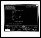 Manufacturer's drawing for Lockheed Corporation P-38 Lightning. Drawing number 197150