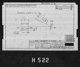 Manufacturer's drawing for North American Aviation B-25 Mitchell Bomber. Drawing number 98-62551