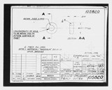 Manufacturer's drawing for Beechcraft AT-10 Wichita - Private. Drawing number 105820